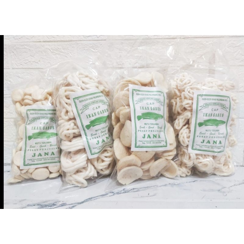 

paket isi 4 kerupuk kemplang palembang