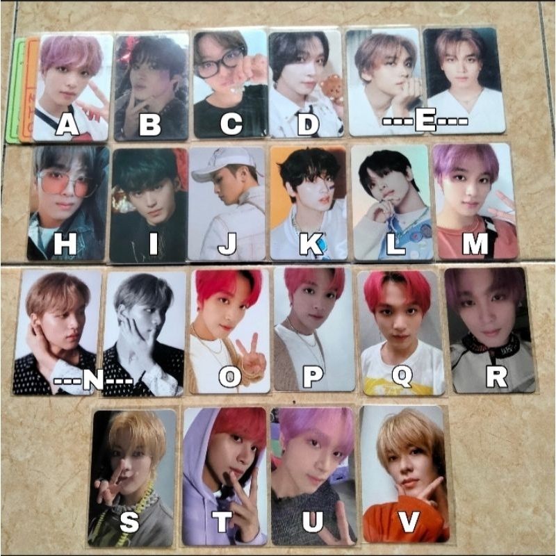 [READY STOCK] WTS PHOTOCARD PC HAECHAN JUNGWOO MARK YUTA KACAMATA LUCKY CARD FANSIGN TOPANG DAGU TOP