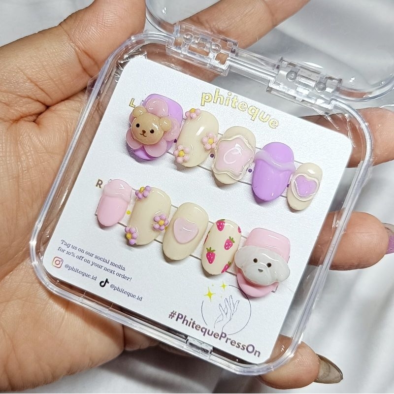 Puppy & Bear Nail Art Set