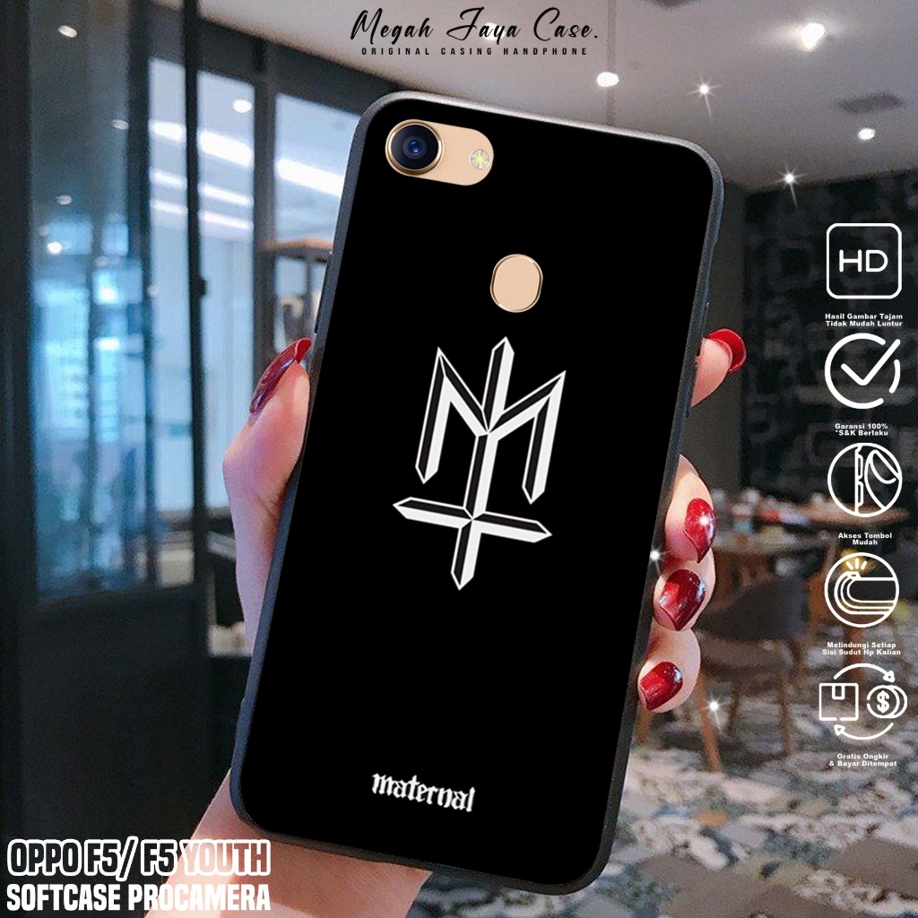 Softcase OPPO F5 / F5 YOUTH - Case Hp OPPO F5 YOUTH / F5 Motif MTRNL - Casing Hp Oppo F5 -  Silikon 