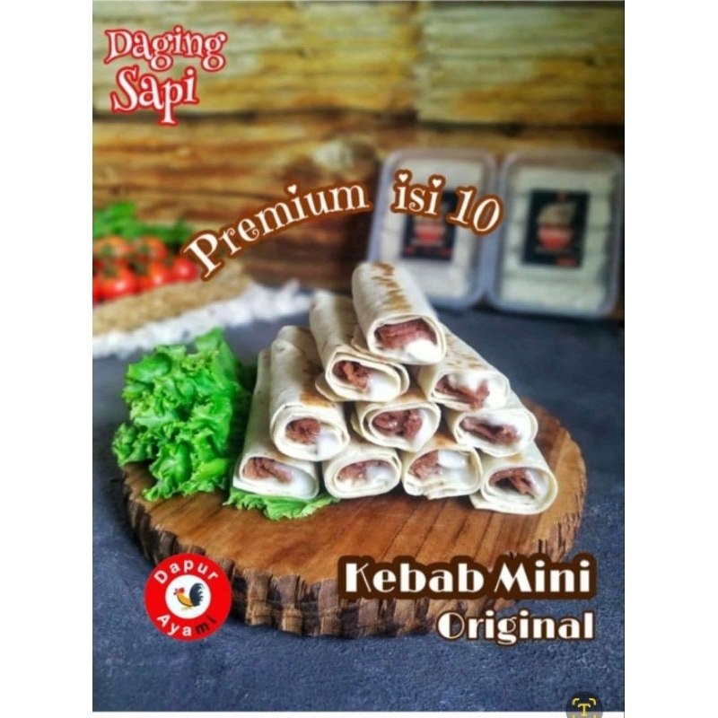 

KEBAB MINI FROZEN PREMIUM DAGING SAPI (ISI 10) By DapurAyami