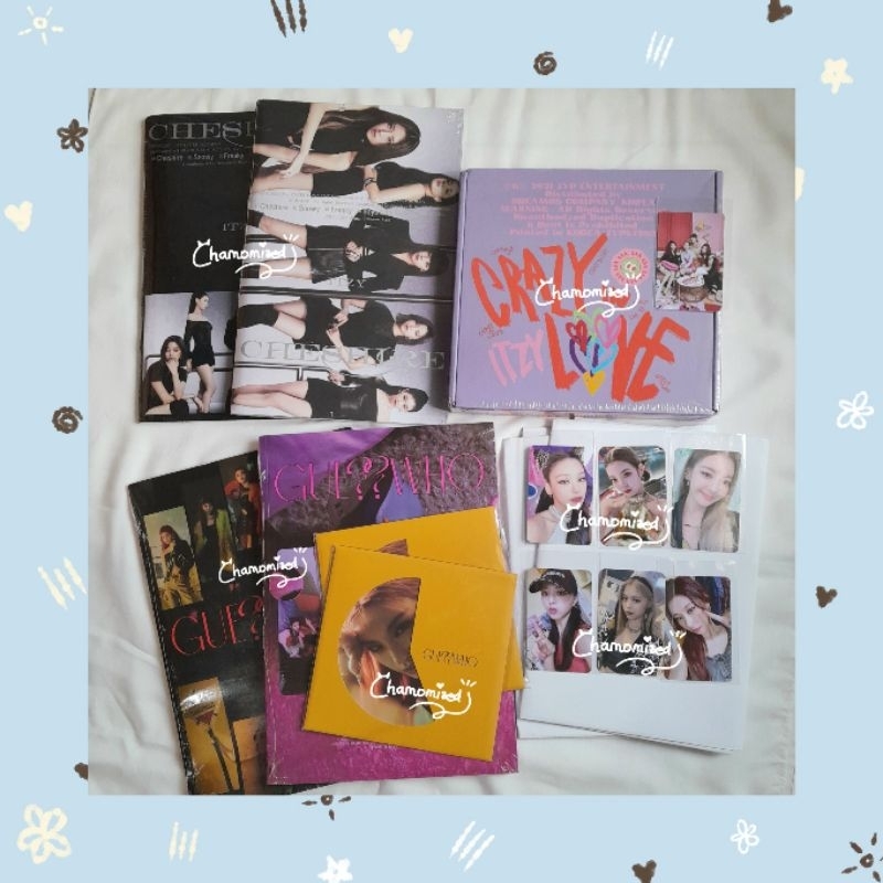 [SEALED] Album ITZY Guess Who + POB / Cheshire / Crazy In Love + PC MECIMA | Kpop Murah Underprice Y