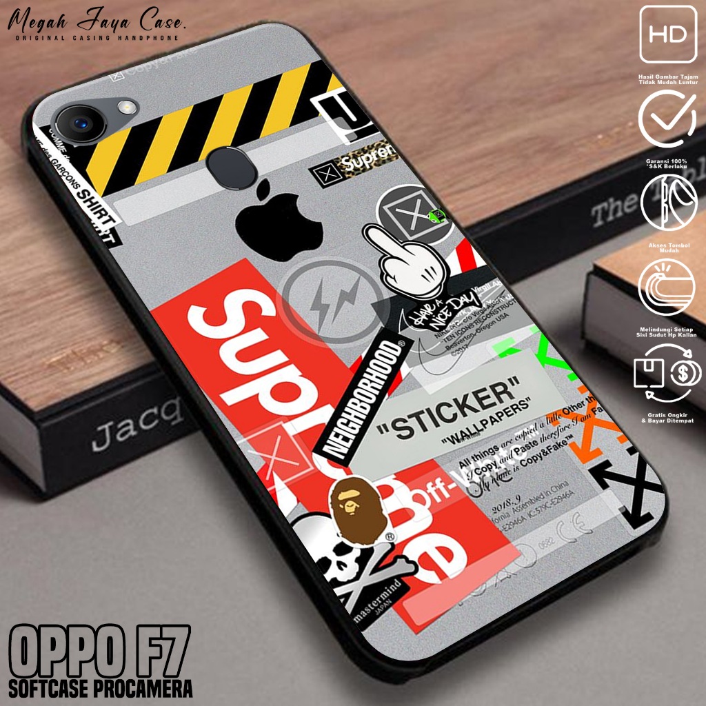 Case OPPO F7 - Softcase Hp OPPO F7 Motif BA - Casing Hp Oppo F7 -  Silikon Hp Oppo F7 - Kondom Hp OP