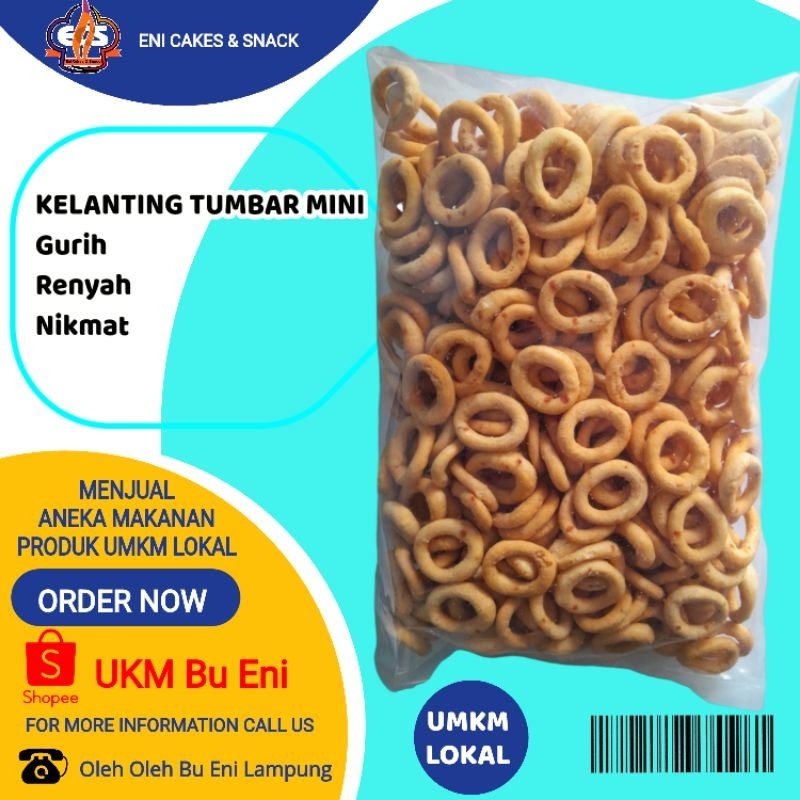 

Kelanting Tumbar Jadul Mini Lanting Gurih Cemilan / Makanan / Keripik / Kerupuk / Snack