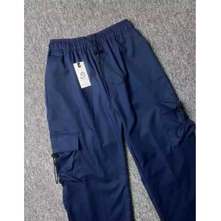 Celana panjang kulot joger wanita biru