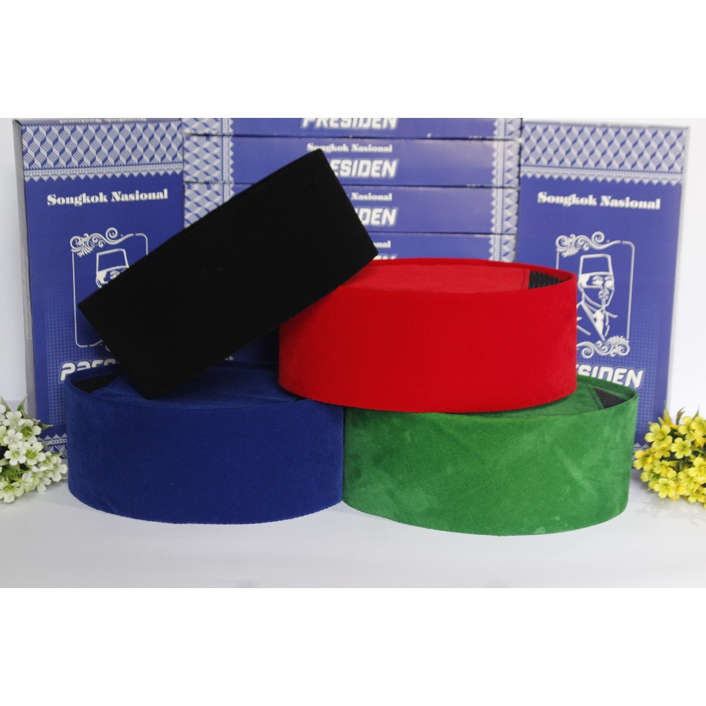 Peci Anak & Dewasa Songkok Hitam Polos | Peci Sholat Kopiah Pria Laki Muslim | Peci Bayi, SD, Remaja