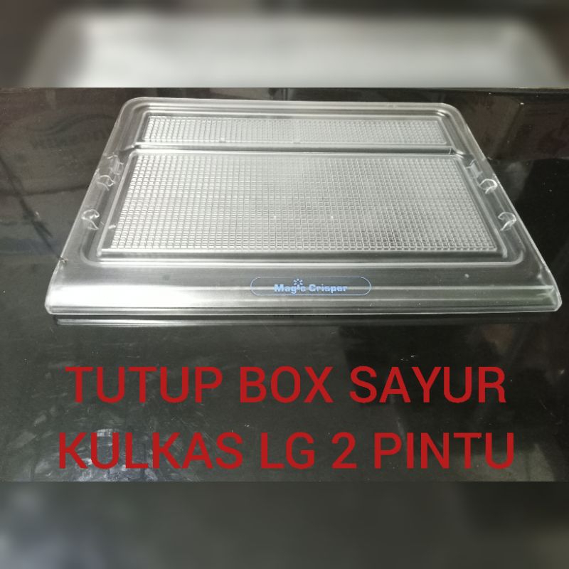 TUTUP BOX SAYUR KULKAS LG 2 PINTU.SECOND ORIGINAL