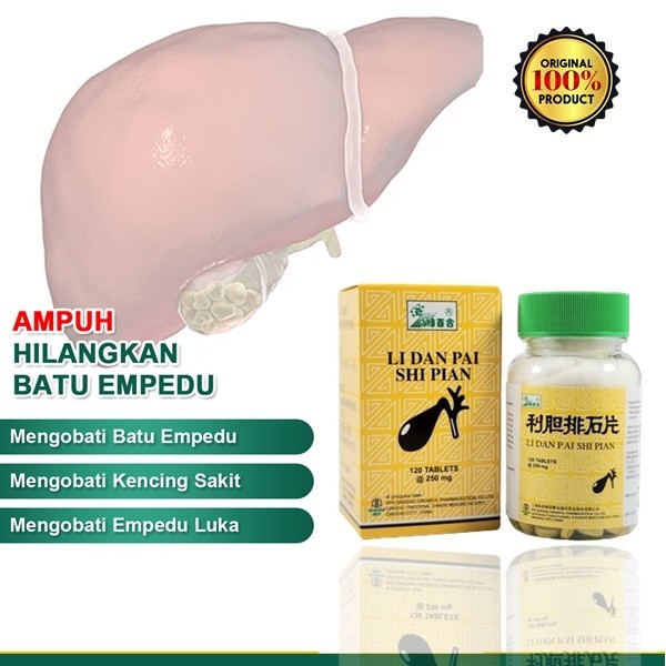 Obat batu empedu herbal cina li dan pai shi pian bpom