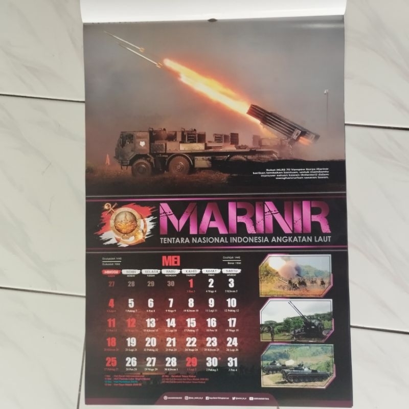 

Kalender Dinding Marinir TNI AL