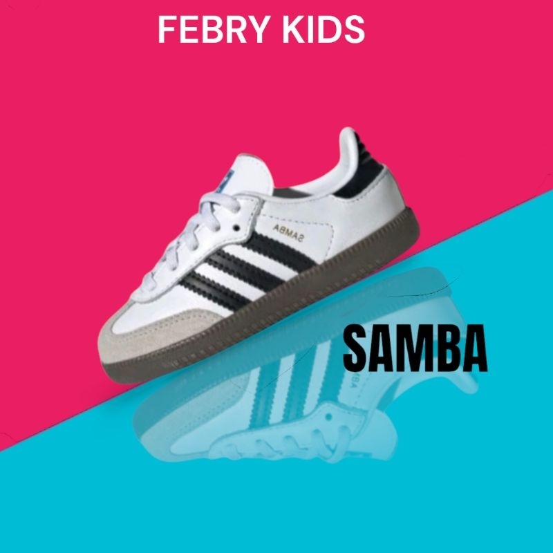 Sepatu Anak Adidas SMBA Laki-laki Sekolah | Sepatu Anak Laki-Laki Dan Perempuan