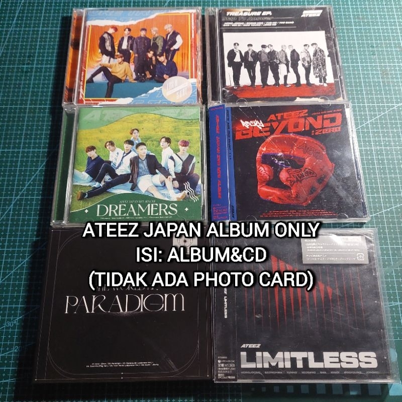 PRELOVED ATEEZ JAPAN ALBUM ONLY JEPANG KPOP TREASURE SHIFT THE MAP MAP TO ANSWER DREAMERS ROCKY PARA