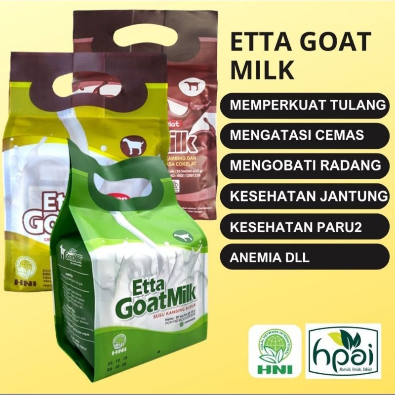

Susu kambing ettawa HNI/HPAI original