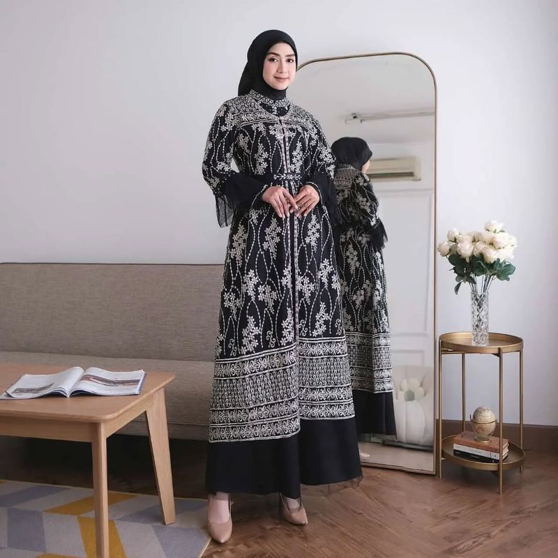 RANISHA DRESS 2 IN 1 (INNER + OUTER)//GAMIS//GAMIS PESTA//BAJU PESTA//DRESS PESTA//OUTFIT KONDANGAN