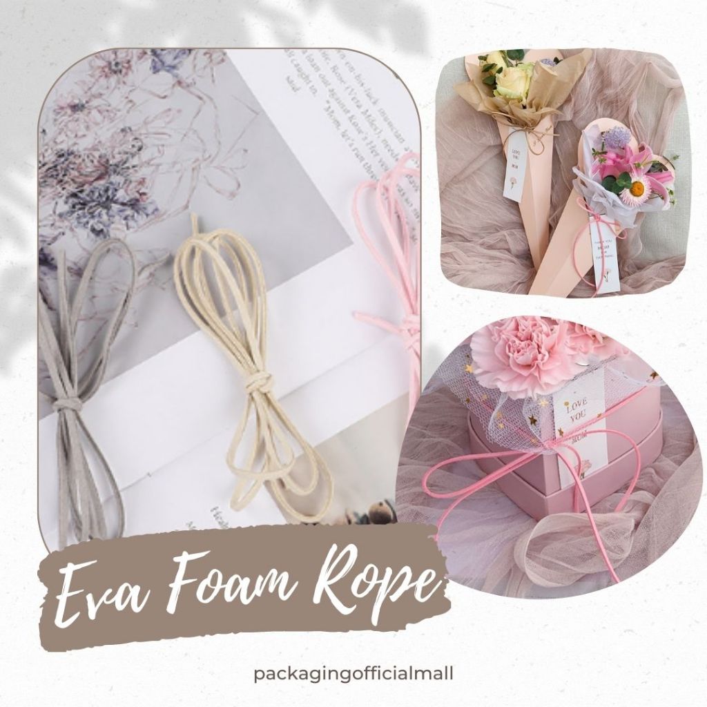 

EVA FOAM ROPE / TALI FOAM / AKSESORIS BUKET BUNGA / FLORIST SUPPLY