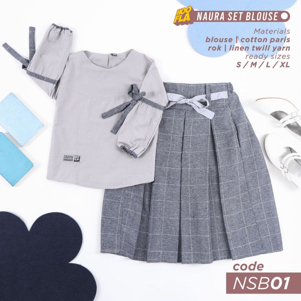 NAURA SET BLOUSE by Kremo Kids