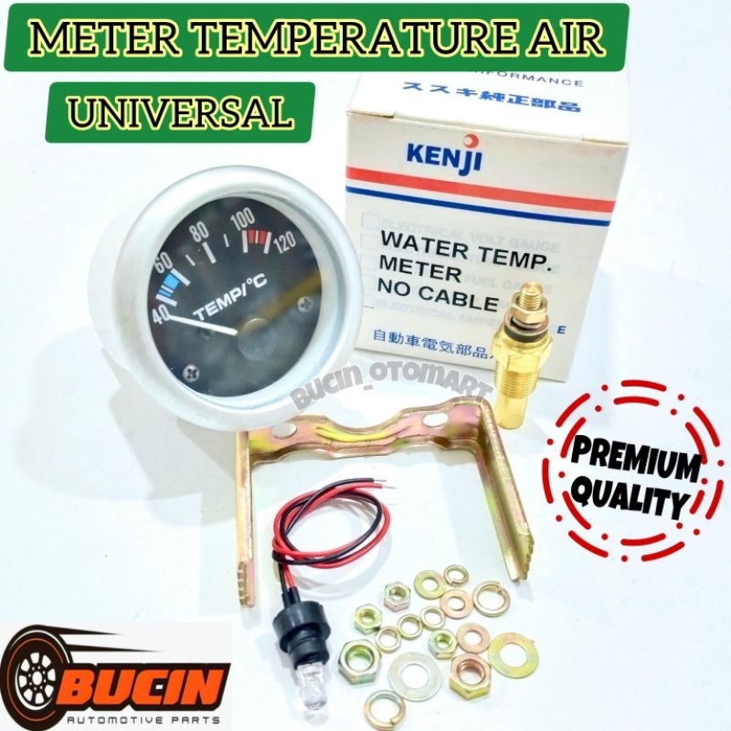 Meter Ampere Panas / Ampere Meter Temperatur Suhu Air Untuk Mobil & Mesin Universal