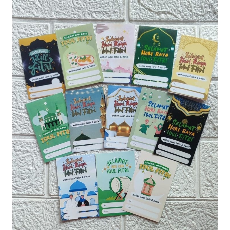 

23 pcs hantag idul fitri murah