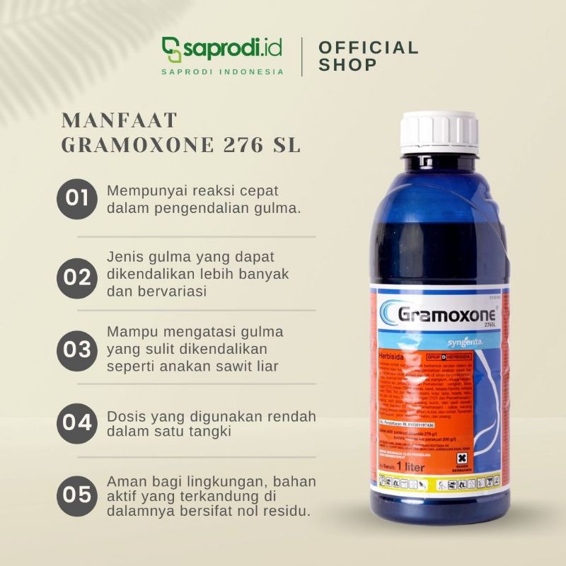 Gramoxone 276sl 1L