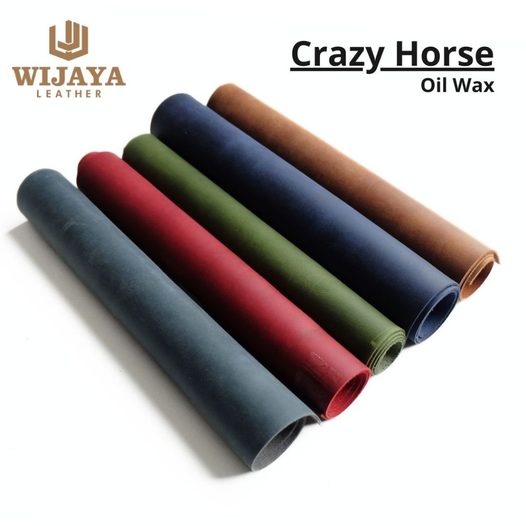 Cow Leather/Kulit Sapi Crazy Horse  kulit sapi asli bahan jurnalbook coverbuku tas dompet handmade O