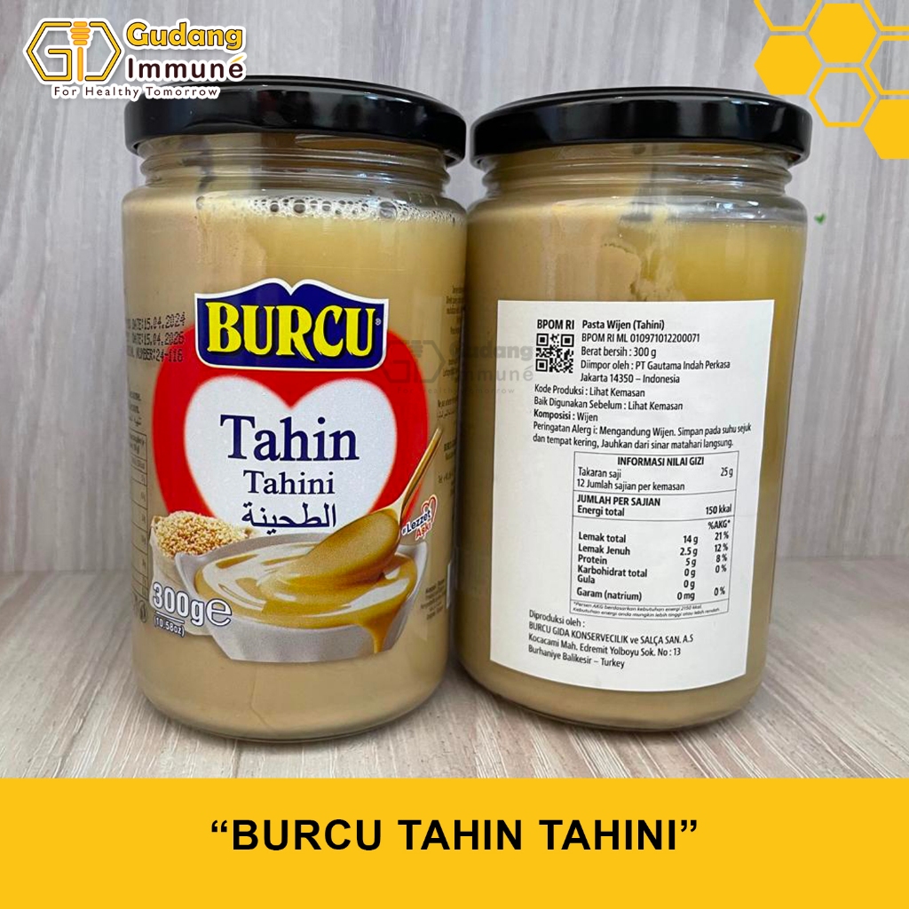 

Burcu Tahin Tahini 300gr | Pasta Wijen Burcu Sesame - Gudang Immune