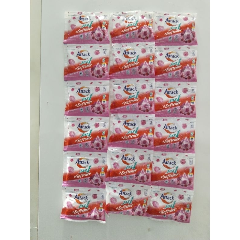 Attack Jaz1+Softener/Renceng Isi 12 Sachet @40g-