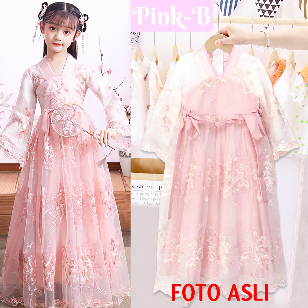 Dress Anak Murah Dress Bayi Murah Imlek Hanbok Oriental Style Cheongsam Hanfu Anak