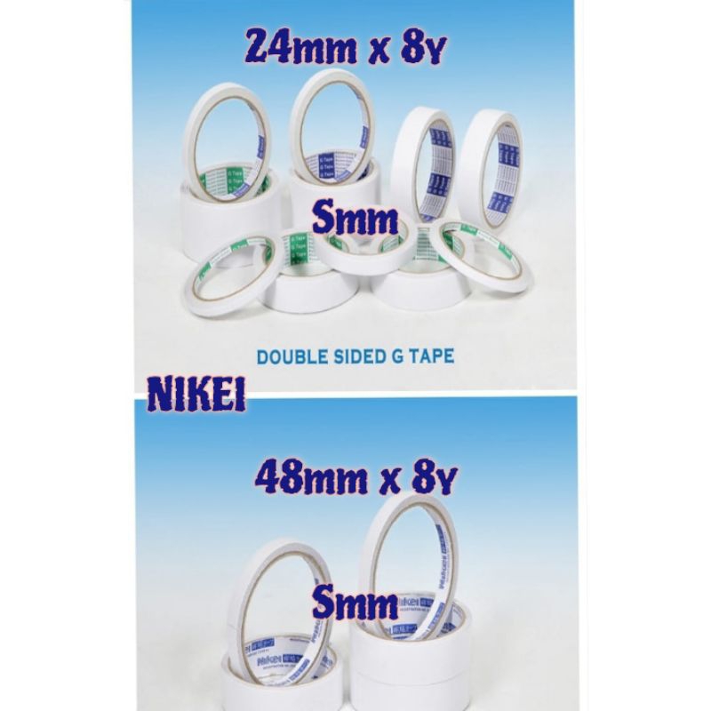 

DOUBLE TAPE KERTAS NIKEI 24MM DAN 48MM
