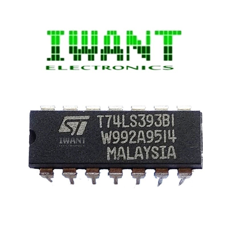 74LS393 LS393 IC SN74LS393N DIP 74LS393N T74LS393IB DM74LS393N 74393 DM74LS393