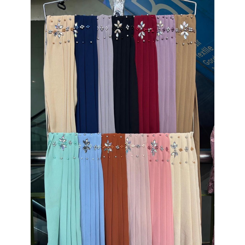 Selendang cerutu payet diamonds - aksesoris fashion selendang - akseroris kebaya dan kurung malasya