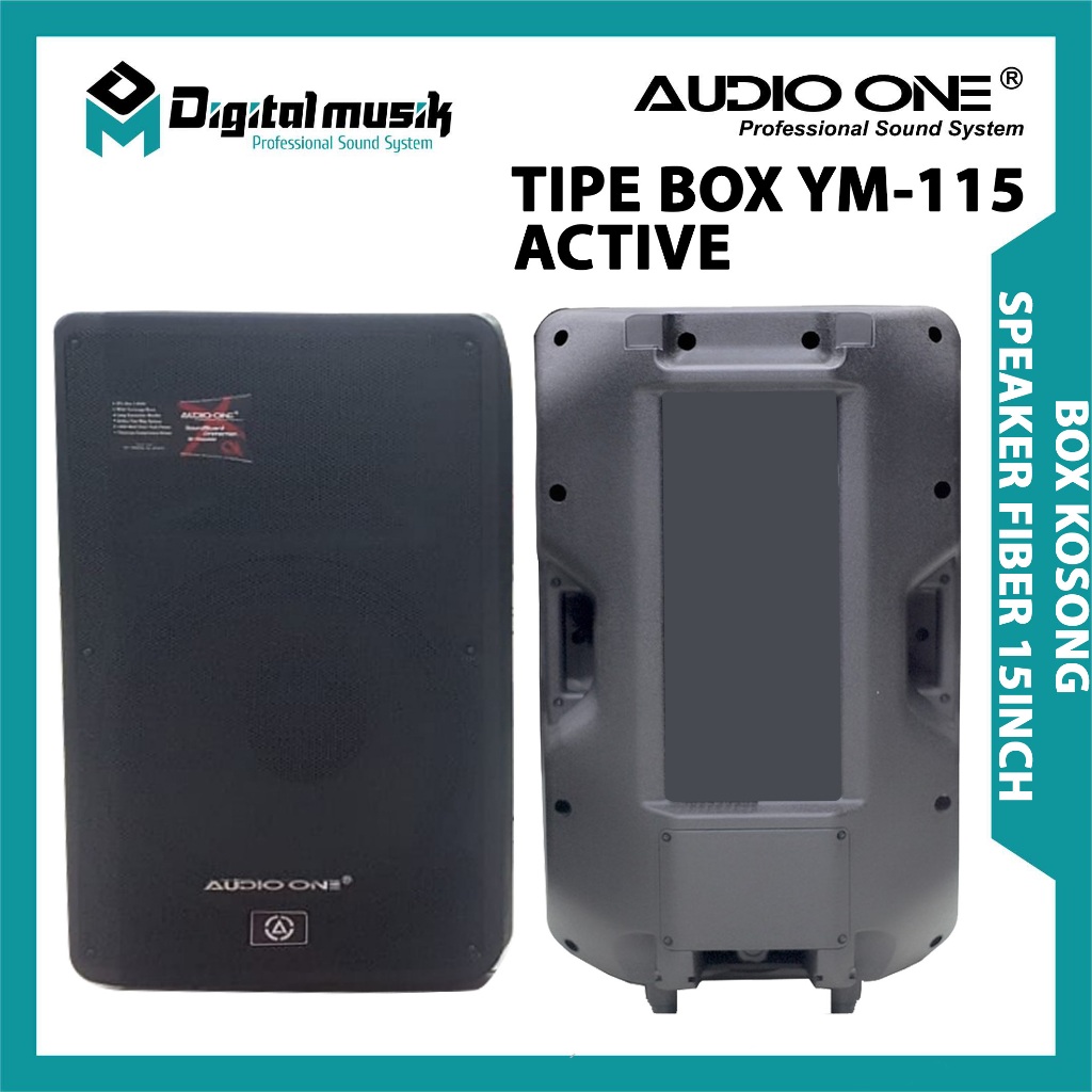 AUDIO ONE Box Kosong Speker Fiber Pasif Aktif 15 Inch  sama dengan Tipe YAMAHA DBR 15 Inch | DM