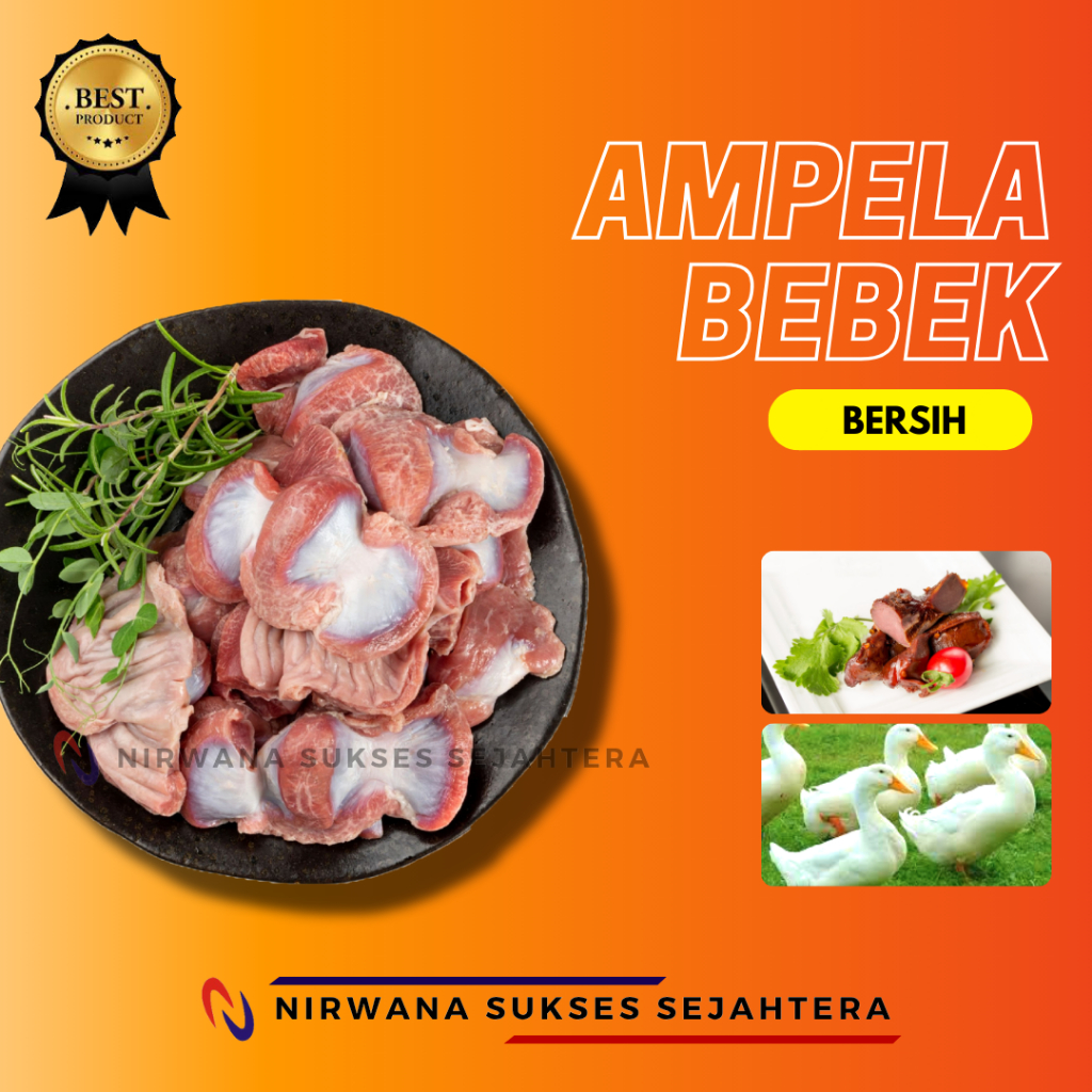 

AMPELA BEBEK PEKING BERSIH / PEKING DUCK GIZZARD