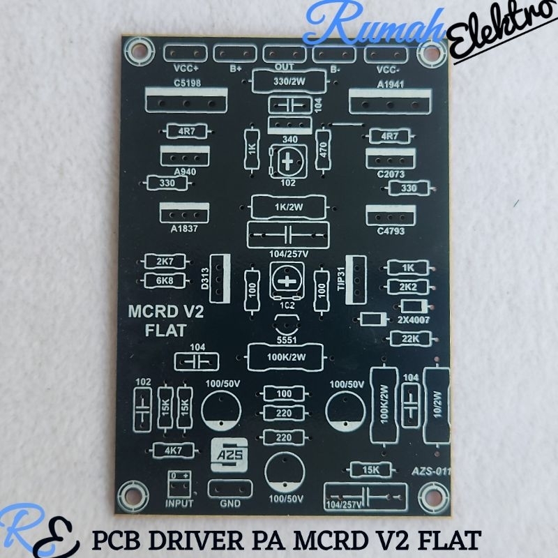 PCB DRIVER MCRD V2 FLAT