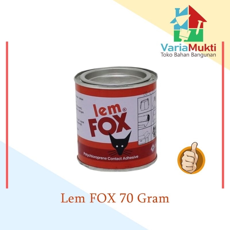 

Lem Fox Kaleng 70g