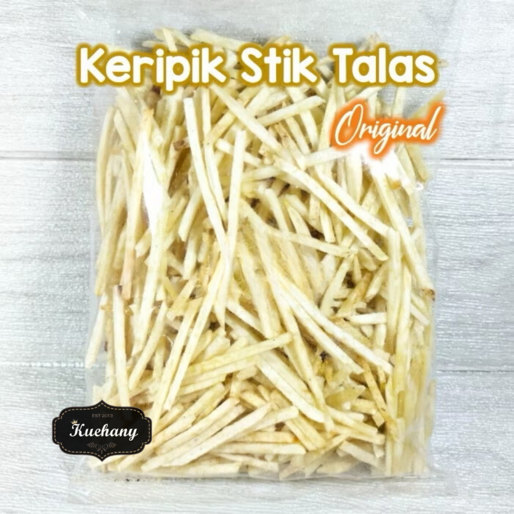 

KERIPIK STIK TALAS / SNACK TALAS EKONOMIS - KUNING, 170 GRAM