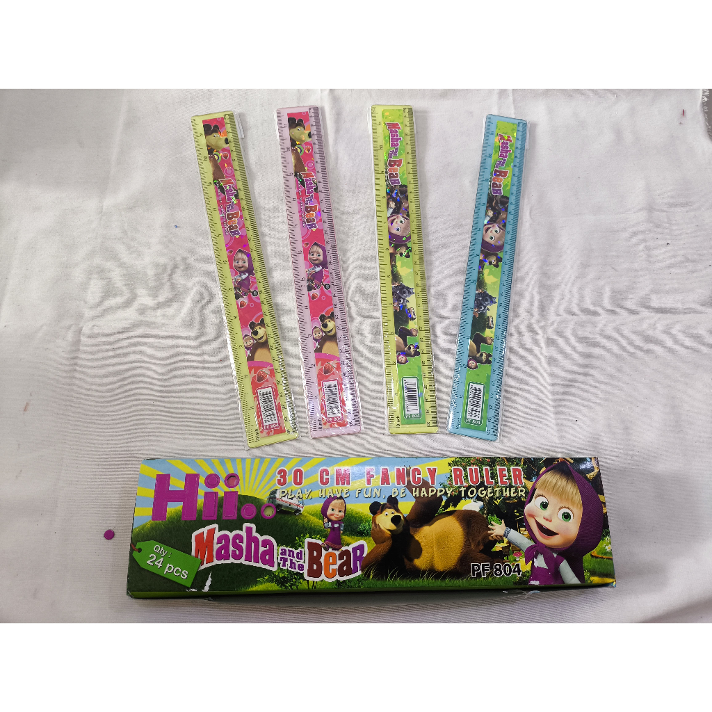 

Penggaris Fancy / Karakter 30cm Tebal