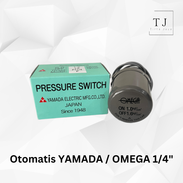 Otomatis Pompa Air Yamada Omega PH 100 PH 101 SANYO Pressure Switch Jepang