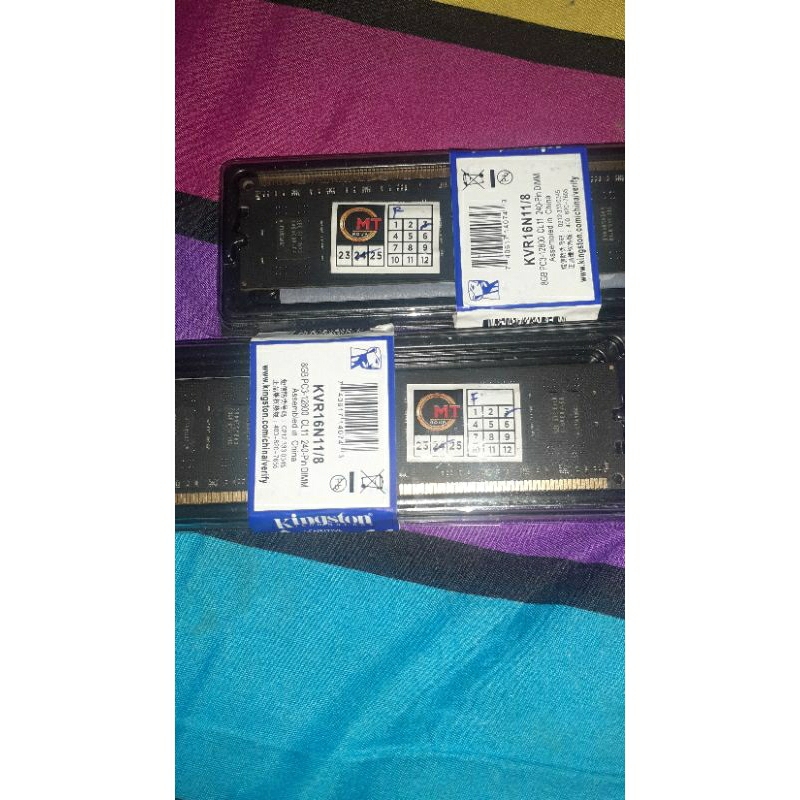 MURAHH (BEKAS) Kingston RAM PC 8GB DDR3 seken second