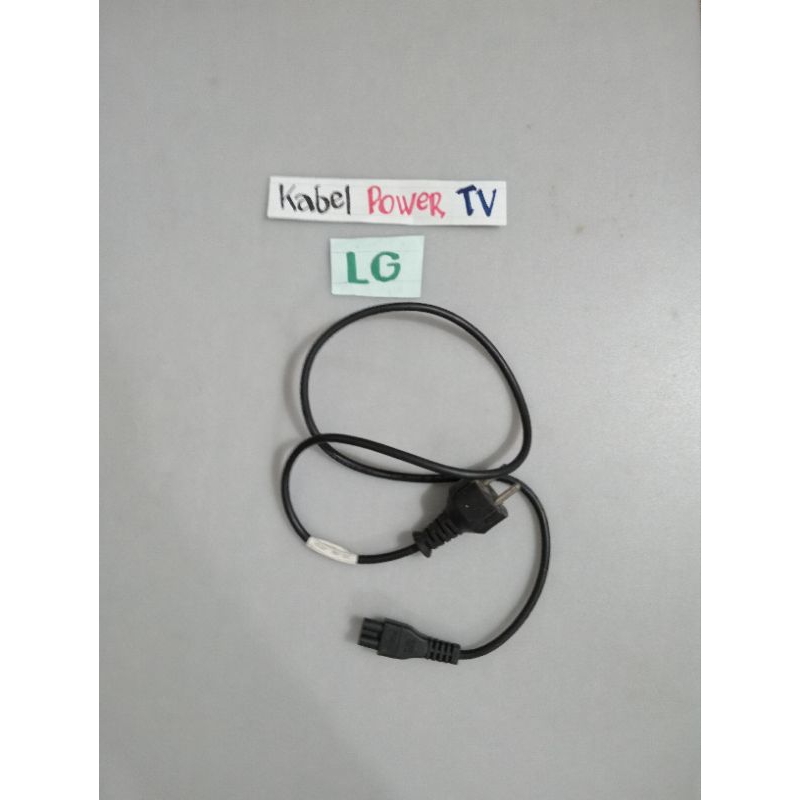 Kabel Power Original TV LG soket 3 lubang