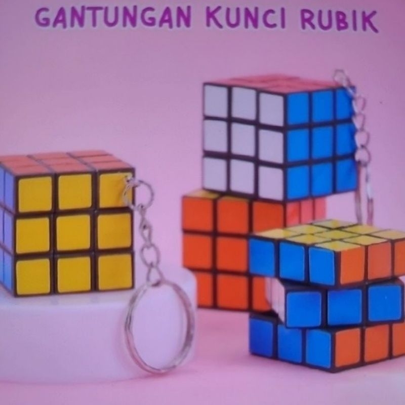 ganci rubik mini 3x3 gantungan kunci konci Tas termurah terlaris accesories souvenir