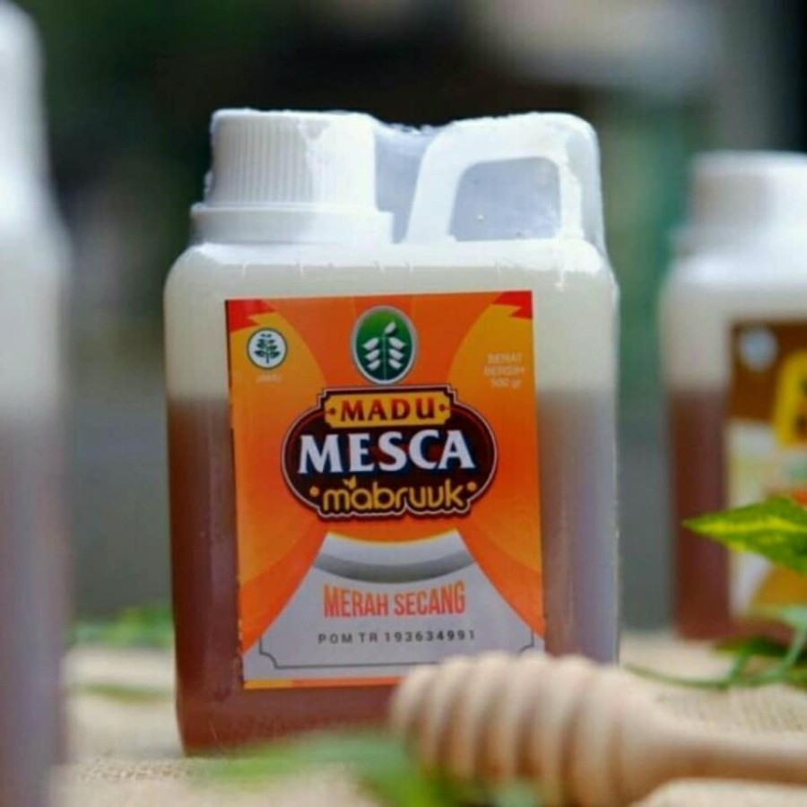 

Madu Mesca Merah Secang Mabruuk 500gr Madu