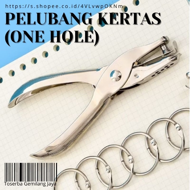 

pelubang kertas satu lubang / pembolong kertas satu lubang / pembolong kertas satu mata
