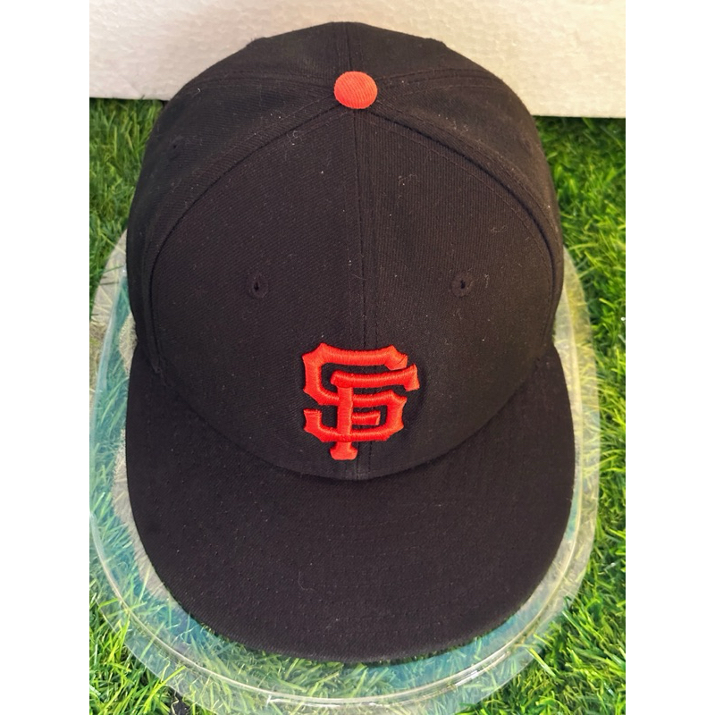 Topi New Era Snapback Official On Field Cap Model Build Up Size 7 55,8 cm San Francisco Giants Mlb 1