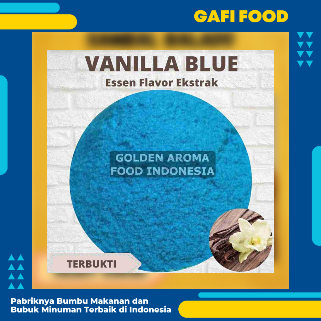 

Bubuk Vanilla Blue 500gr Pure EFE Essence Flavour Ekstrak 1/2 kg Vanilla Blue Essen Flavor Extract
