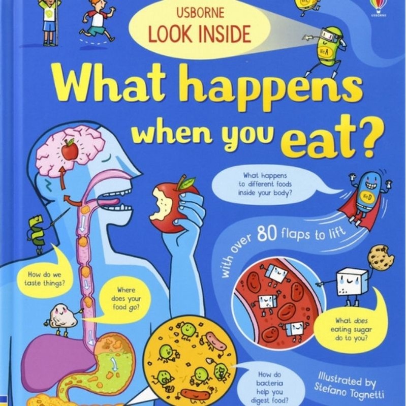 Usborne Look Inside - What Happens When You Eat