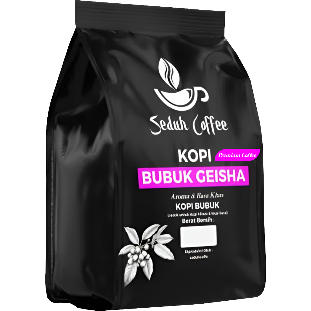 

SEDUH- Bubuk Kopi Bubuk Geisha Gilingan Halus 1000gr
