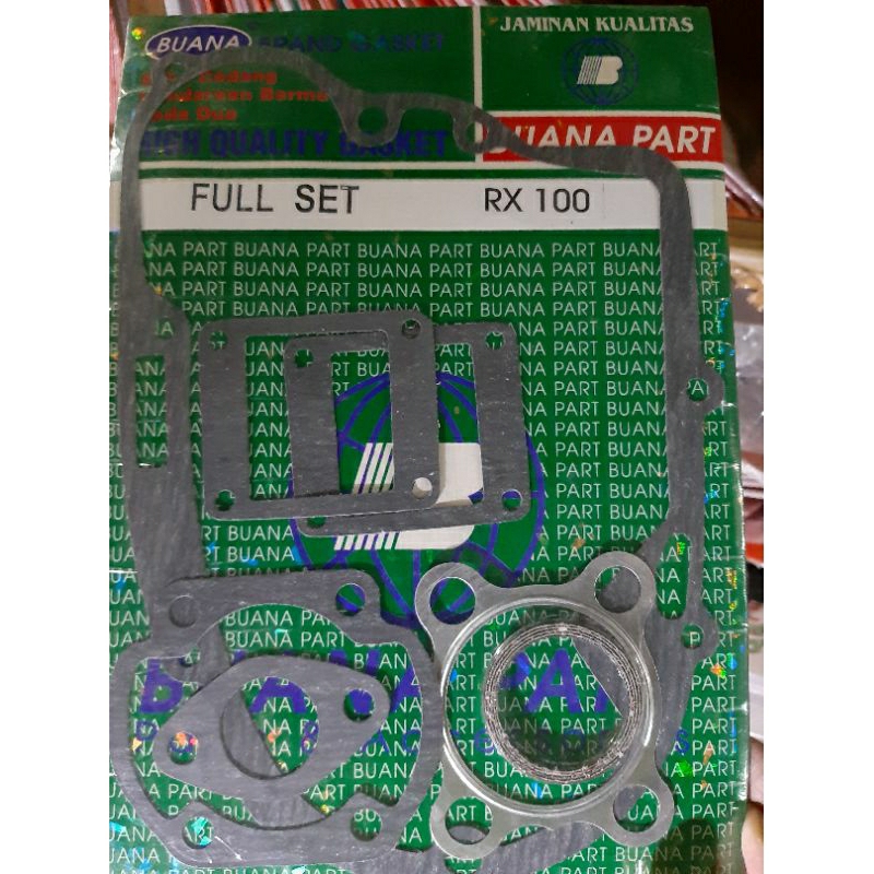 PAKING FUL SET YAMAHA RX 100 RX100 GASKET TOP SET KOPLING YAMAHA RX 100