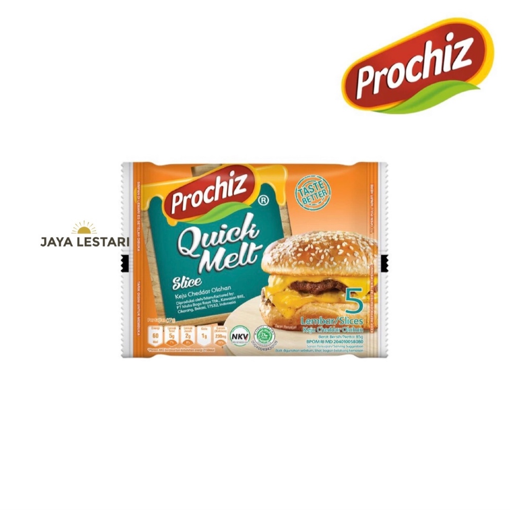 

Prochiz Quick Melt Slice (5 Lembar) (85g)