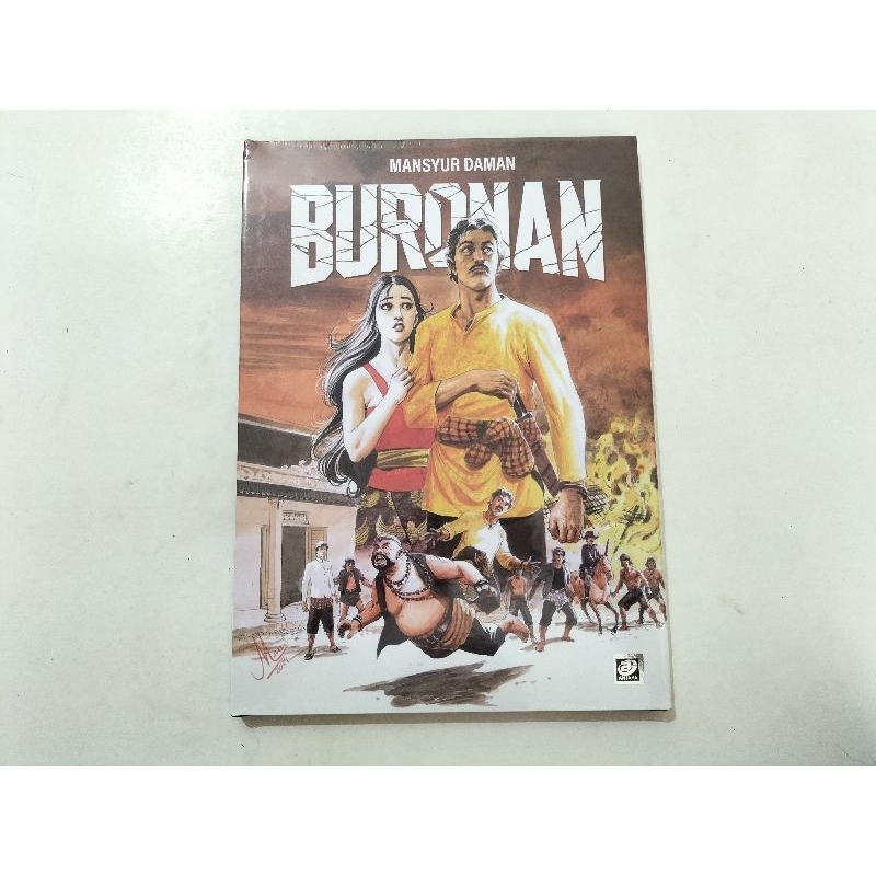 Komik Buronan (Edisi Cetak Ulang Lengkap - Hard Cover), karya Mansur Daman