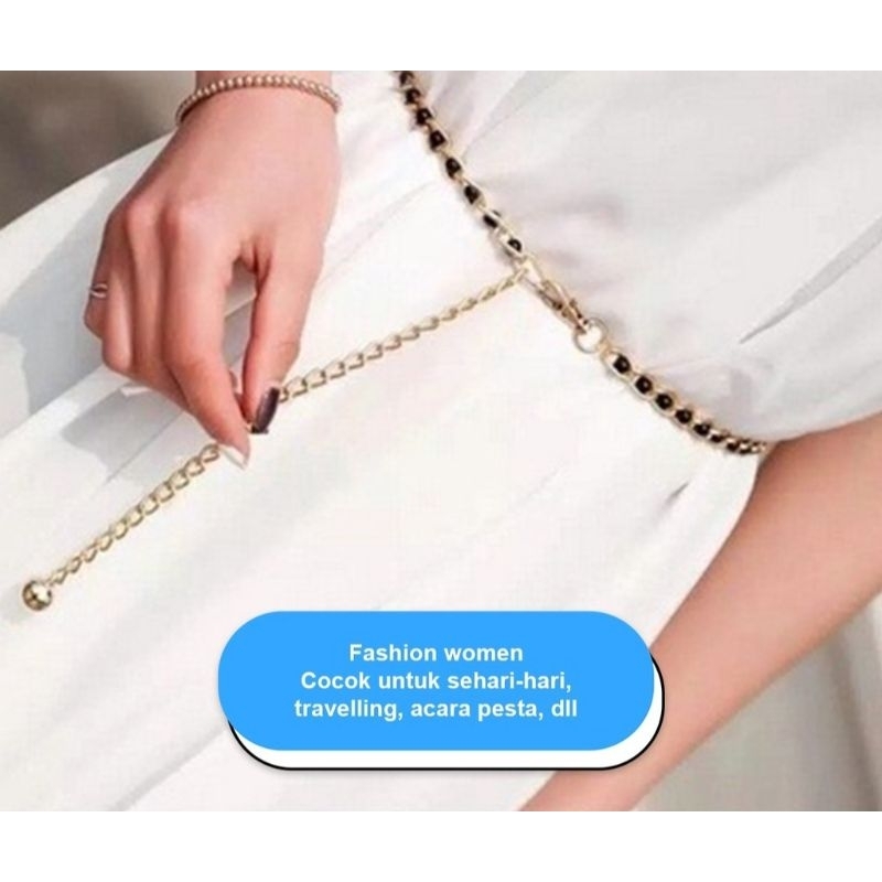 BISA COD IKAT PINGGANG RANTAI, IKAT PINGGANG RANTAI MUTIARA, RANTAI MUTIARA, RANTAI PINGGANG MUTIARA