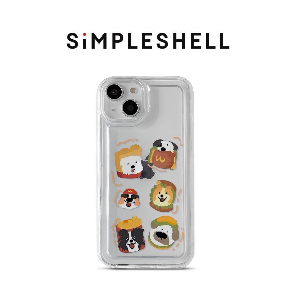 Simpleshell Transparent Silicone  iPhone 11 13 12  14 15 16 Pro MAX XR XS MAX 7Plus 8Plus SE 7 8 6 6